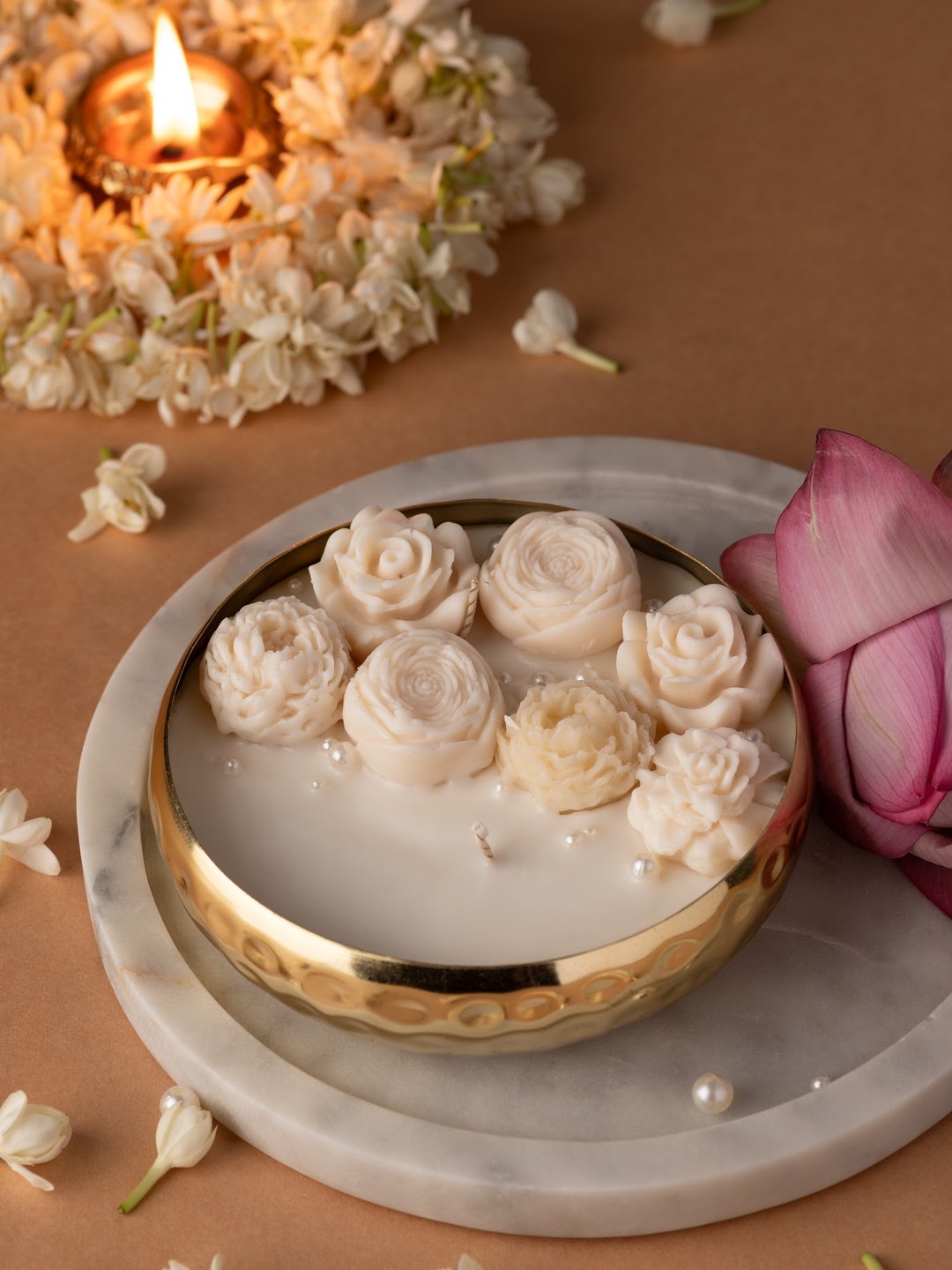 Gul — hand-poured Diwali candle by The Scented Palette