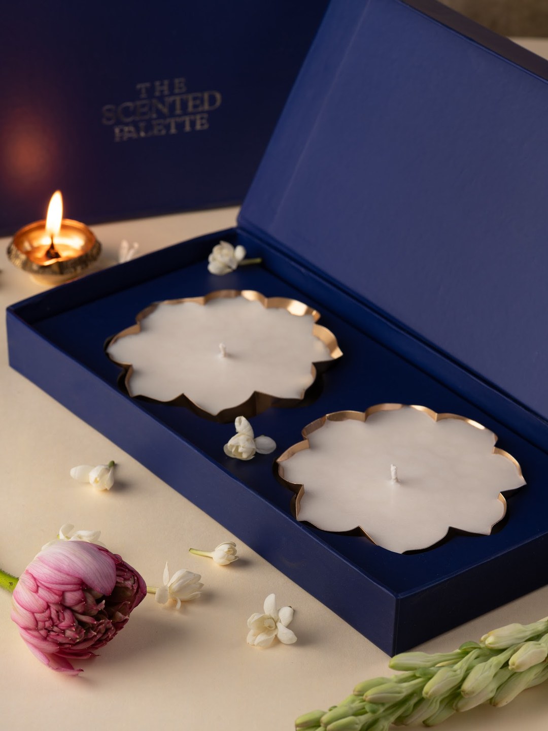 Nazakat – Gift Set — hand-poured Diwali candle by The Scented Palette