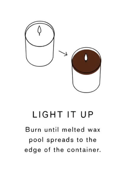 Candle care tip graphic 2