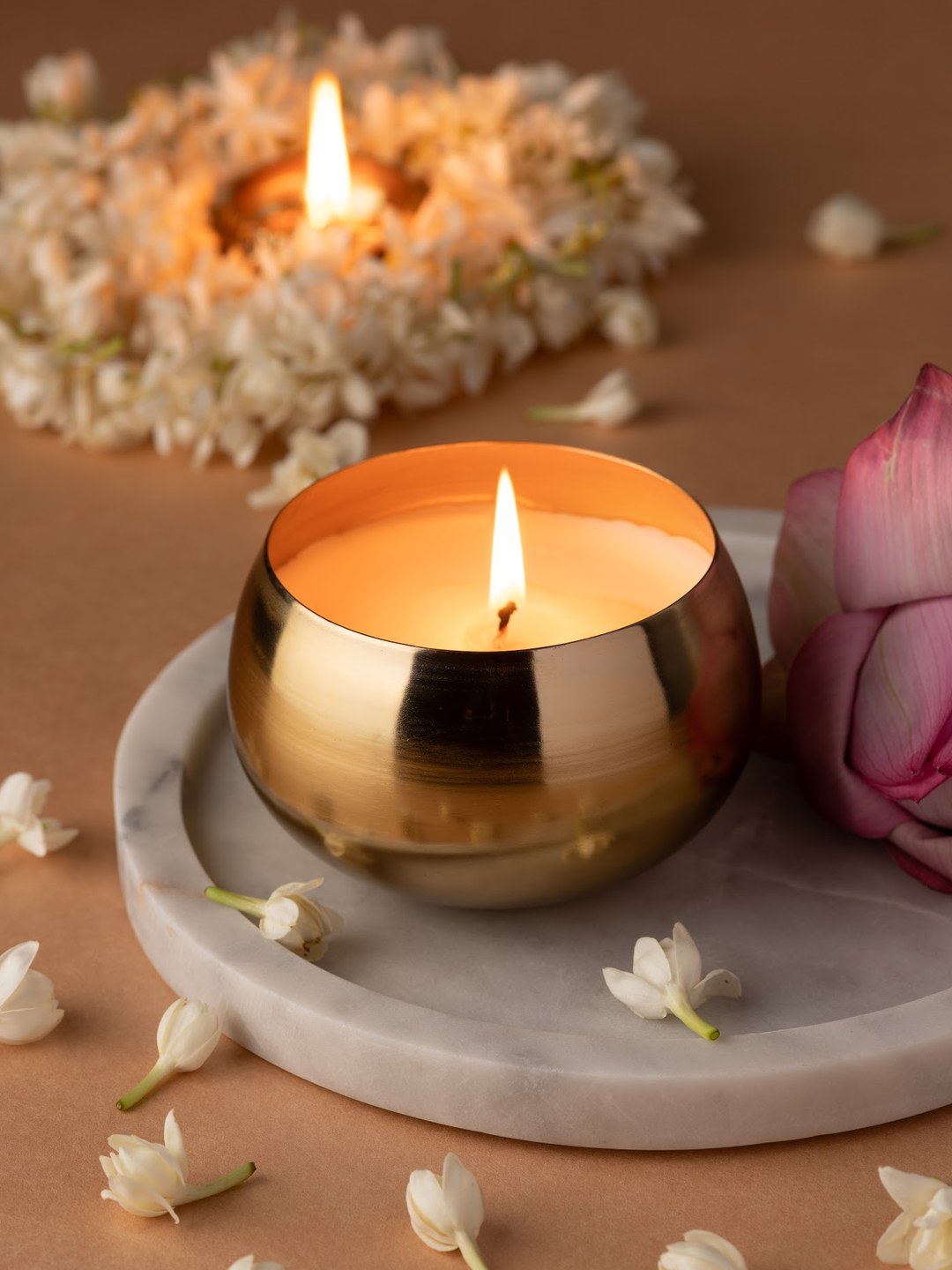 Noor — hand-poured Diwali candle by The Scented Palette