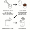 Candle Care Tips Collage 2 Peppermint Candy