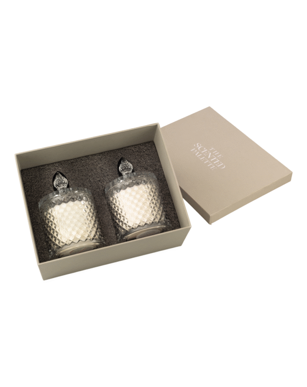 Crystal Cut Candle Duo