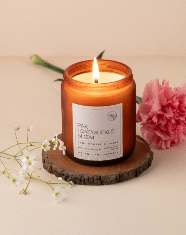 Pink Honeysuckle Bloom